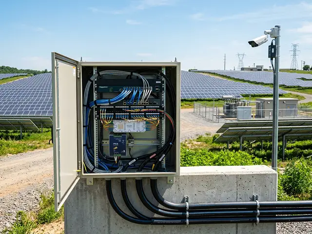High-Speed Solar Farm Surveillance Backbone