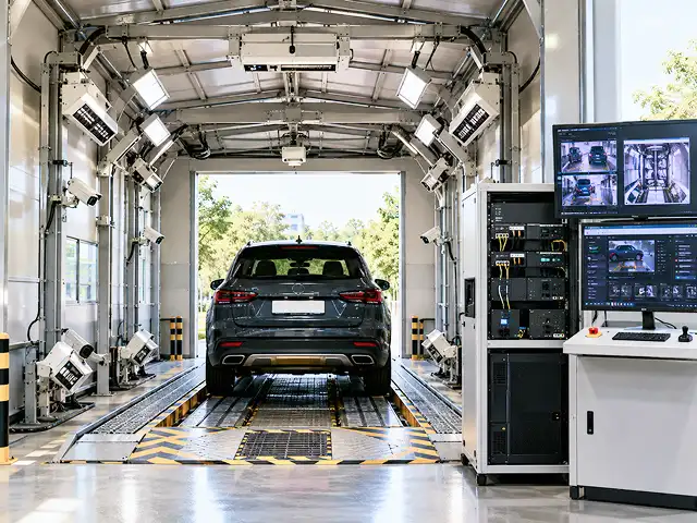 AI Undercarriage Inspection Tunnel