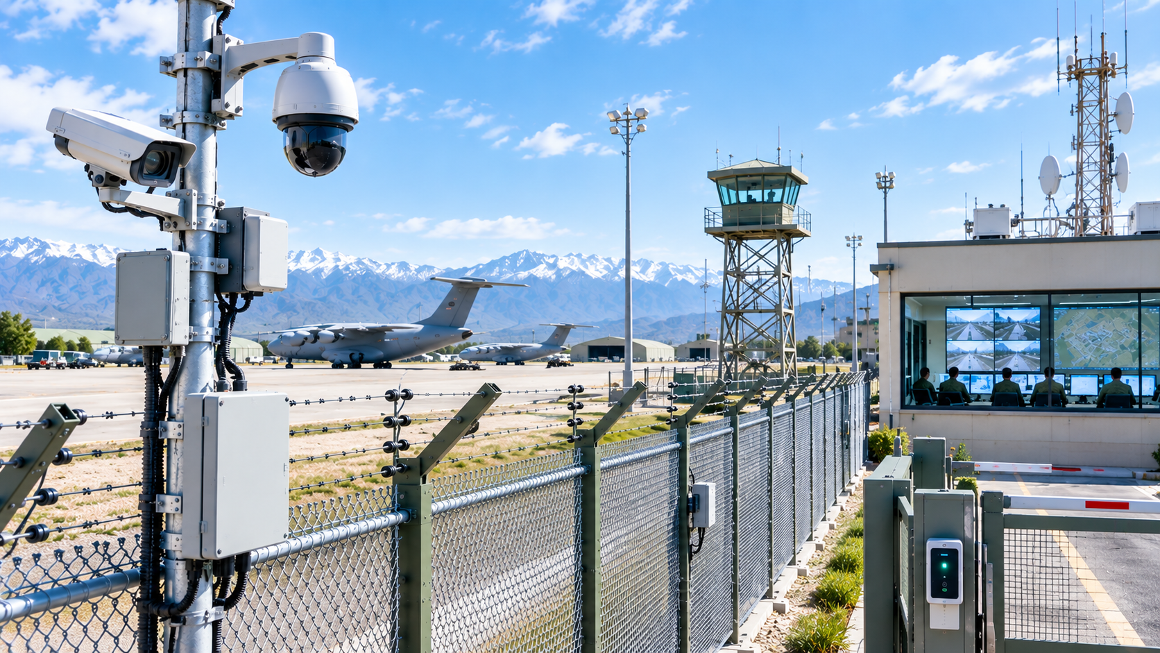 Integrated Perimeter Security for an Army base.