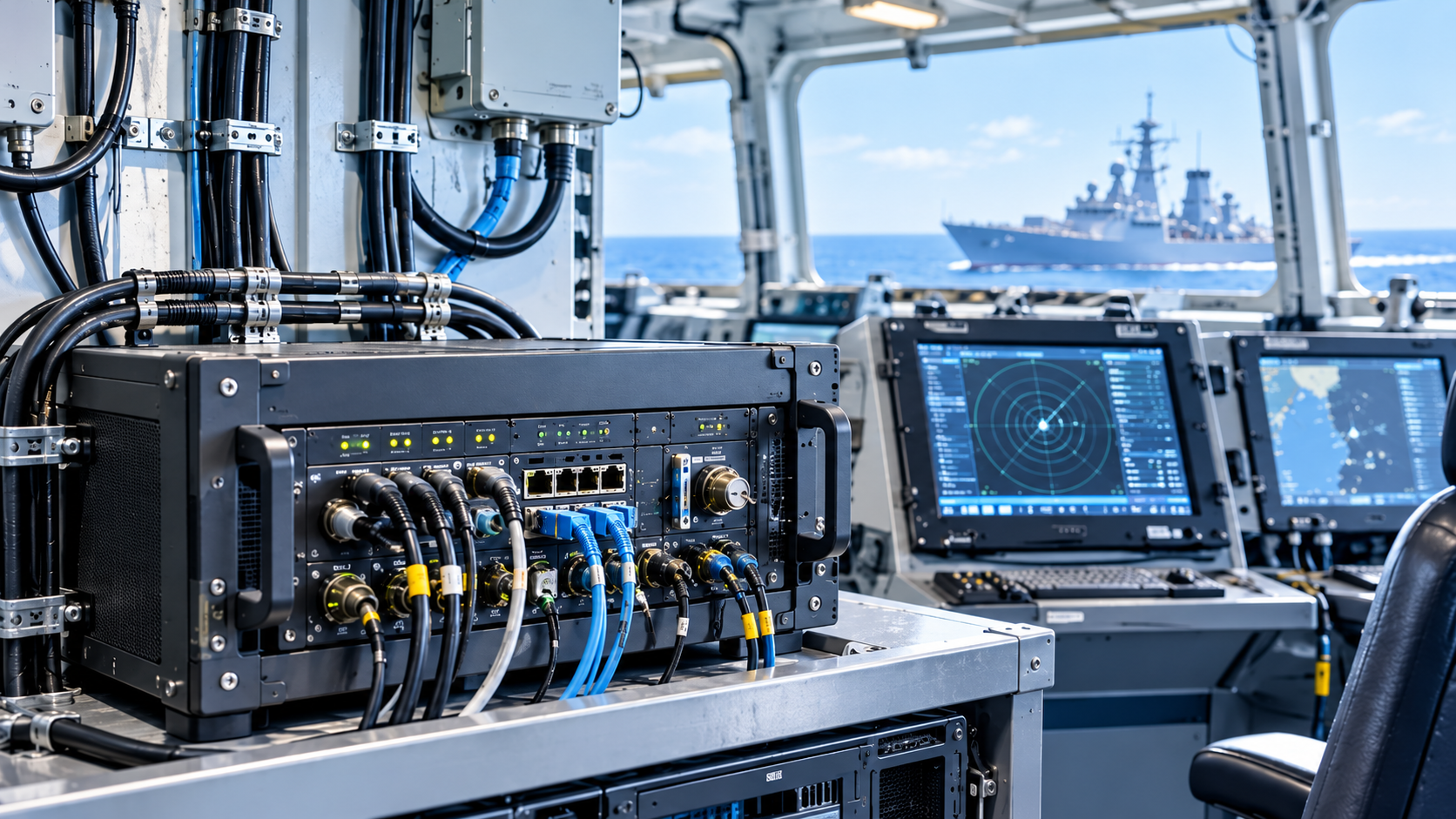 Distributed Interface Networking for Naval Combat Systems