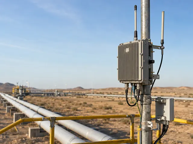 Long-Range Pipeline Monitoring Backhaul